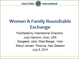 Women & Family Roundtable Exchange