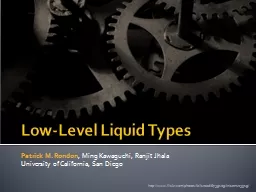 Low-Level Liquid Types