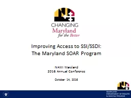 Improving Access to SSI/SSDI: