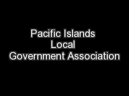 Pacific Islands Local Government Association