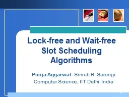 Lock-free and Wait-free Slot Scheduling Algorithms