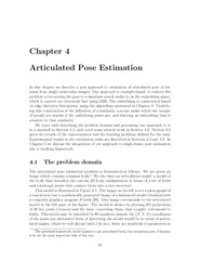 Chapter  Articulated Pose Estimation In this chapter w