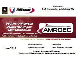 US Army Advanced Composite Repair Standardization