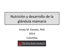 Nutrición y desarrollo de la glándula mamaria