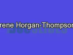 Irene Horgan-Thompson