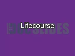 Lifecourse