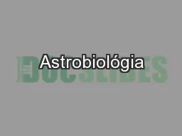 Astrobiológia