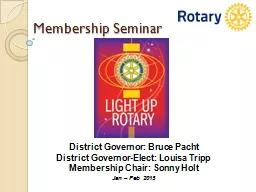 Membership Seminar