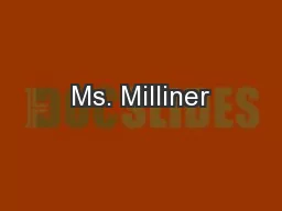 Ms. Milliner