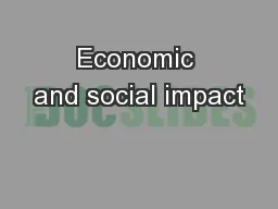 Economic and social impact