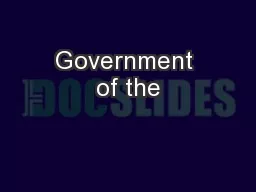 Government of the