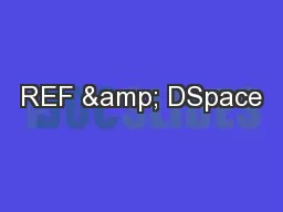 REF & DSpace