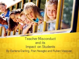 Teacher Misconduct