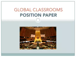 GLOBAL CLASSROOMS