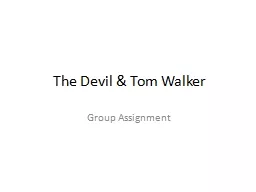 The Devil & Tom Walker