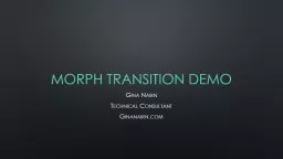 Morph Transition Demo