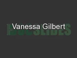 Vanessa Gilbert