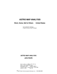 ASTRO MAP ANALYSIS ASTRO MAP ANALYSIS John Smith Work
