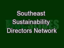 Southeast Sustainability Directors Network