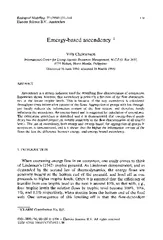 Ecological Modelling    Elsevier Science B
