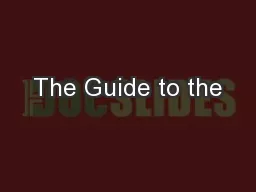 The Guide to the