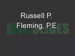 Russell P. Fleming, P.E.