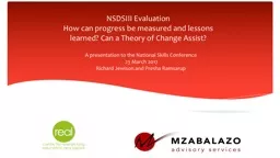 NSDSIII Evaluation