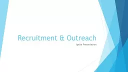 Recruitment & Outreach