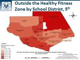 Outside the Healthy Fitness Zone by School District, 5