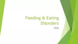 Feeding & Eating