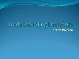 Understanding Literature