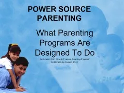POWER SOURCE PARENTING
