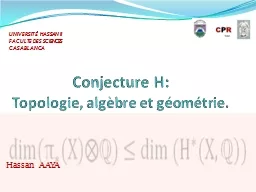 Conjecture H: