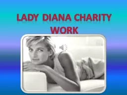 Lady Diana charity work