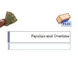 Payslips and Overtime