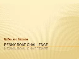 Penny Boat Challenge