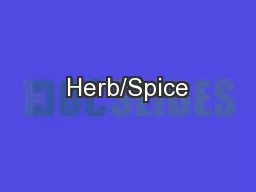 Herb/Spice