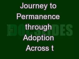 A Child’s Journey to Permanence through Adoption Across t