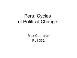 Peru: Cycles