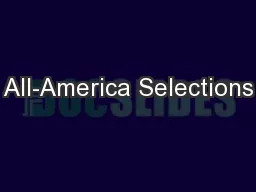 All-America Selections
