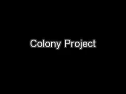 Colony Project