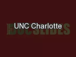 UNC Charlotte