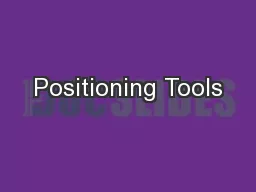 Positioning Tools