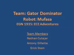 Team: Gator Dominator