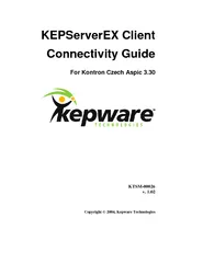 KEPServerEX Client Connectivity Guide For Kontron Czec