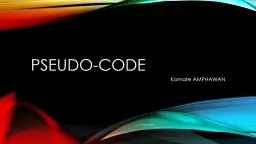 Pseudo-code