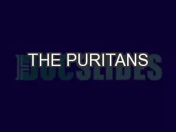 THE PURITANS