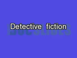 Detective  fiction