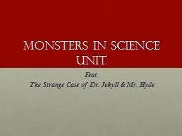 Monsters in Science