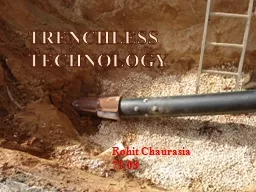 TRENCHLESS TECHNOLOGY